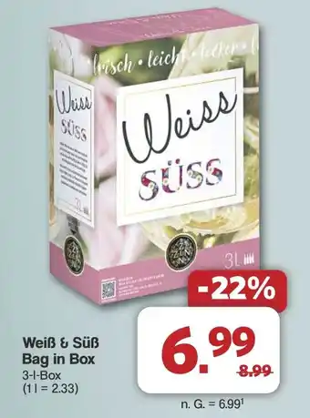 Famila Nord West Weiß & Süß Bag in Box Angebot