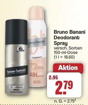 Famila Nord West Bruno Banani Deodorant Spray Angebot