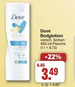 Famila Nord West Dove Bodylotion Angebot