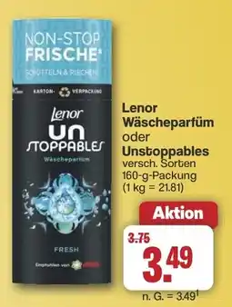 Famila Nord West Lenor Wäscheparfüm oder Unstoppables Angebot