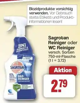 Famila Nord West Sagrotan Reiniger oder WC Reiniger Angebot