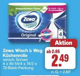 Famila Nord West Zewa Wisch & Weg Küchenrolle Angebot