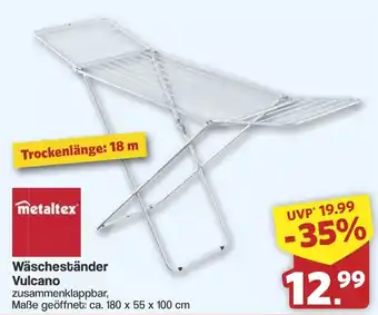 Famila Nord West metaltex Wäscheständer Vulcano Angebot