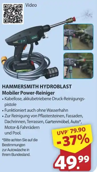 Famila Nord West HAMMERSMITH HYDROBLAST Mobiler Power-Reiniger Angebot