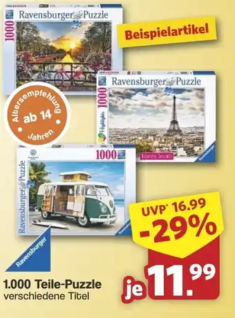 Famila Nord West 1.000 Teile-Puzzle Angebot