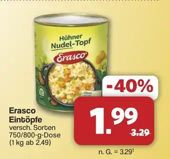 Famila Nord West Erasco Eintöpfe Angebot