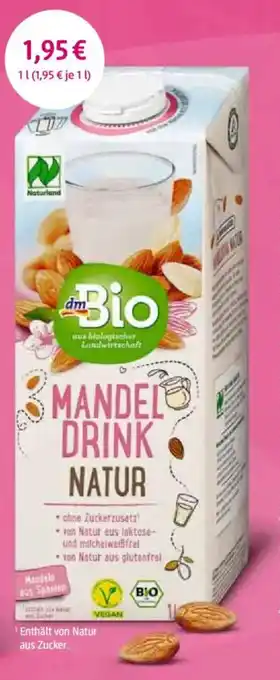 dm drogerie Bio mandel drink natur Angebot