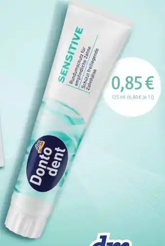 dm drogerie dmDonto dent Donto dent sensitive Angebot