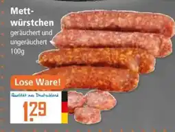 Klaas und Kock Mett- würstchen Angebot