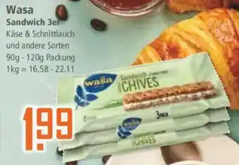 Klaas und Kock Wasa Sandwich 3er Angebot