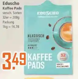 Klaas und Kock Eduscho Kaffee Pads Angebot