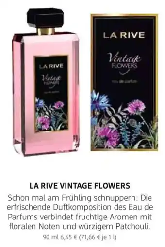 dm drogerie La rive vintage flower Angebot