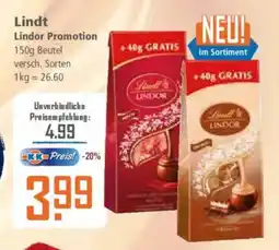 Klaas und Kock Lindt Lindor Promotion Angebot