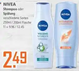 Klaas und Kock NIVEA Shampoo oder Spülung Angebot