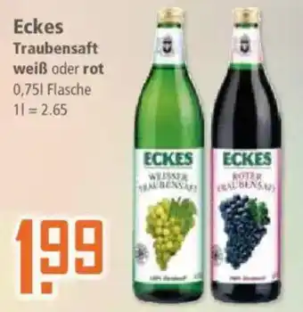 Klaas und Kock Eckes Traubensaft weiß oder rot Angebot