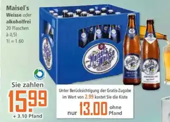 Klaas und Kock Maisel's Weisse oder alkoholfrei Angebot