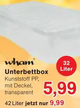 Wiglo Wunderland wham Unterbettbox Angebot