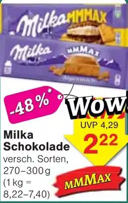 Wiglo Wunderland Milka Schokolade Angebot