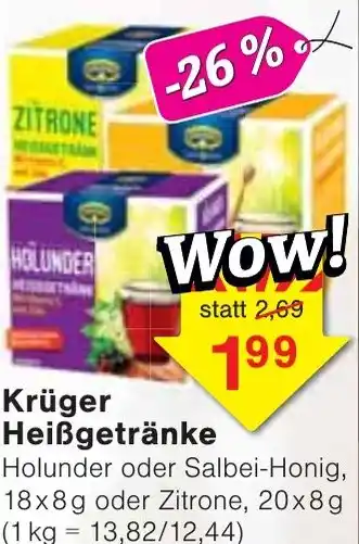 Wiglo Wunderland Krüger Heißgetränke Angebot