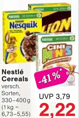 Wiglo Wunderland Nestlé Cereals Angebot