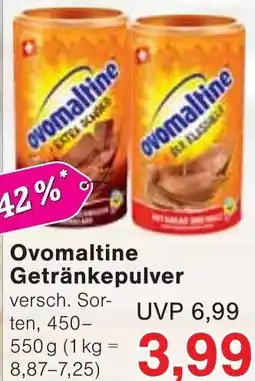 Wiglo Wunderland Ovomaltine Getränkepulver Angebot