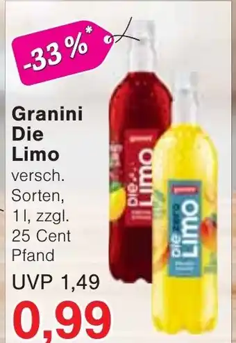 Wiglo Wunderland Granini Die Limo Angebot