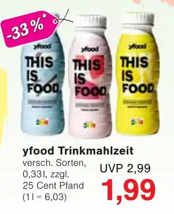 Wiglo Wunderland yfood Trinkmahlzeit Angebot