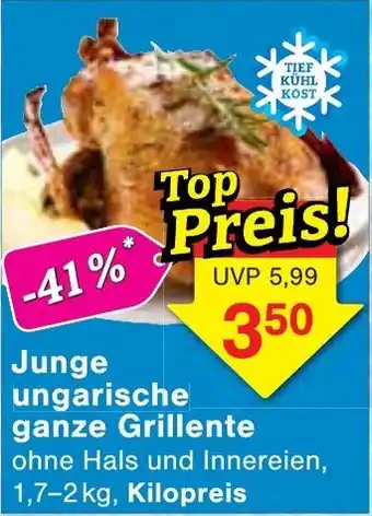 Wiglo Wunderland Junge ungarische ganze Grillente Angebot