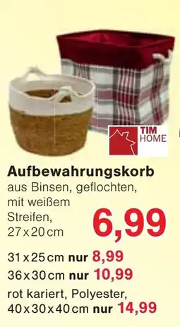 Wiglo Wunderland Aufbewahrungskorb TIM HOME Angebot