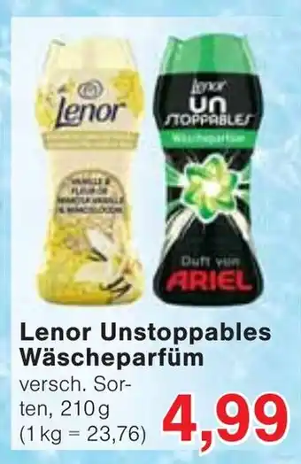 Wiglo Wunderland Lenor Unstoppables Wäscheparfüm Angebot