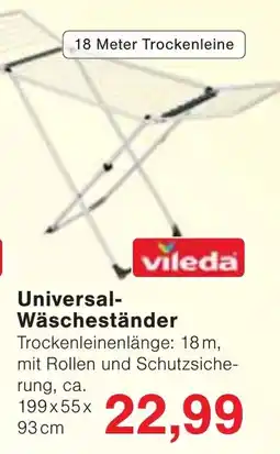 Wiglo Wunderland Universal- Wäscheständer vileda Angebot