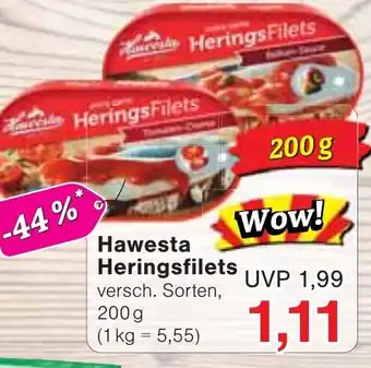 Wiglo Wunderland Hawesta Heringsfilets Angebot