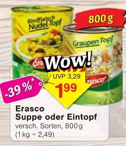 Wiglo Wunderland Erasco Suppe oder Eintopf Angebot