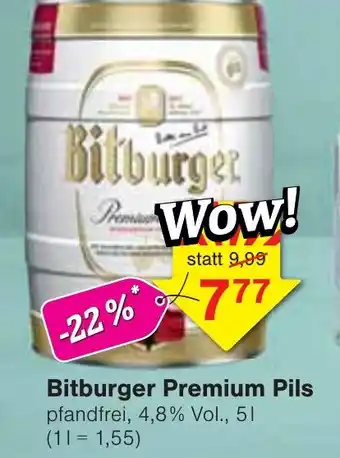 Wiglo Wunderland Bitburger Premium Pils Angebot