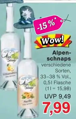 Wiglo Wunderland Alpen- schnaps Angebot