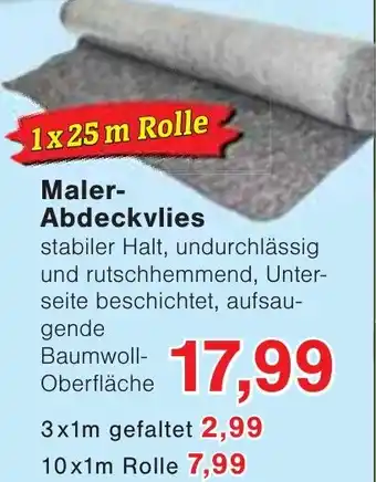 Wiglo Wunderland Maler- Abdeckvlies Angebot