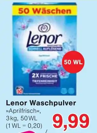 Wiglo Wunderland Lenor Waschpulver Angebot