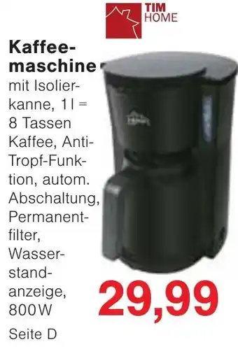 Wiglo Wunderland 1 HOME Kaffee- maschine Angebot