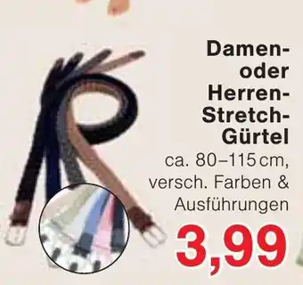 Wiglo Wunderland Damen- oder Herren- Stretch- Gürtel Angebot