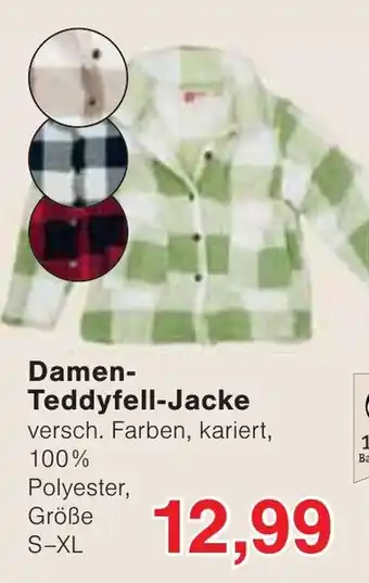 Wiglo Wunderland Damen- Teddyfell-Jacke Angebot