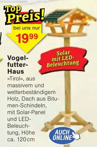 Wiglo Wunderland Vogel- futter- Haus Angebot