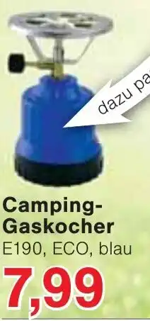 Wiglo Wunderland Camping- Gaskocher E190, ECO, blau Angebot