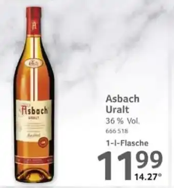 Selgros Asbach Uralt Angebot