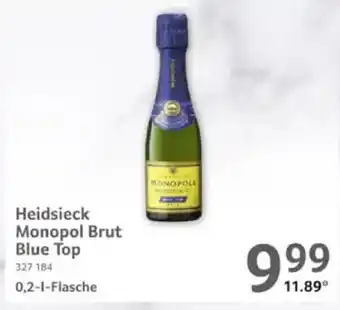 Selgros Heidsieck Monopol Brut Blue Top Angebot