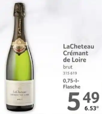 Selgros LaCheteau Crémant de Loire brut Angebot