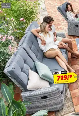 Höffner Sofa, 3-sitzig, „Padua a casa mia Angebot