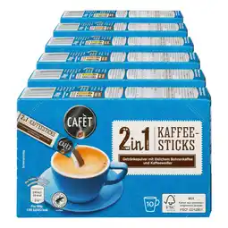 Netto Marken-Discount Cafet Kaffeesticks 2 in 1 140 g, 6er Pack Angebot