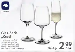 Selgros LEONARDO Glas-Serie ,,Cesti" Angebot