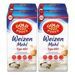 Netto Marken-Discount Goldpuder Weizenmehl Typ 405 2,5 kg, 4er Pack Angebot