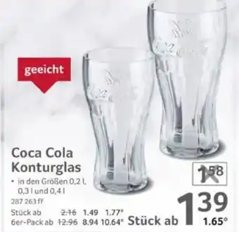 Selgros Coca Cola Konturglas Angebot